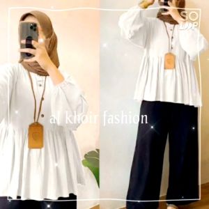 Desain Blouse Wanita & Atasan Casual Terbaru