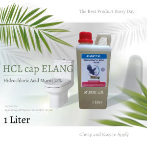 ELANG HCL MURNI 32%100 % murni tanpa campuran 5 Kali Lebih kuat untuk bersihkan kerak kamar mandi  bekas semen dan karat pembersih kerak kamar mandi pembersih kerak kamar mandi membandecairan pembersih kamar mandil