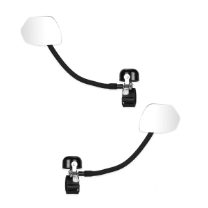 Bike Mirror Bells with 360 Regulable Aluminum Tube and Quickly Release Installation for Electric Bike Scooters