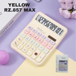 💖Ready Stock💖Dopamine Color Calculator 12 Digits Solar Desktop Calculator Cute Pastel Office School Calculator