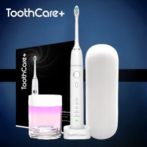 ToothCare+ Pro Plus VI Smart Series Electric Toothbrush & Water Flosser Bundle with UV Sterilizer - Black/White