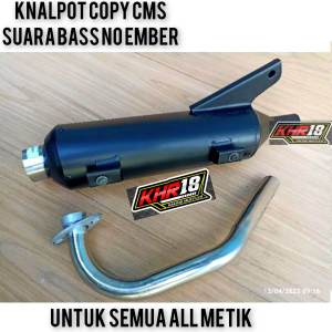 Knalpot CMS fulset Beat Vario Scoopy Mio Genio spacy aerox nmax PCX dll