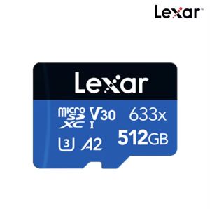 Lexar การ์ด633x สีฟ้าประสิทธิภาพสูง32GB/64GB/128GB/256GB การ์ด SD ไมโครการ์ด UHS-I