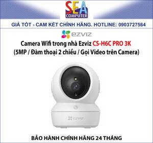 Camera Wifi trong nhà Ezviz CS-H6C PRO 3K  (5MP / Đàm thoại 2 chiều / Gọi Video trên Camera)