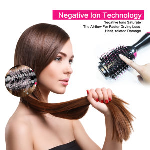 3-in-1 hot air brush One Step Hair Dryer & Styler & Volumizer salon  hair straightener and curly hair comb