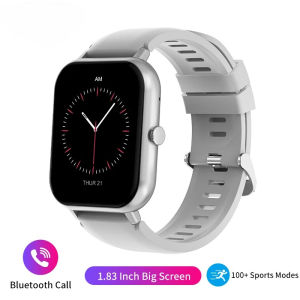 2025 Waterproof Smart Watch for Men & Women - Bluetooth Calling & Voice Assistant - 100+ Sport Modes Fitness Tracker with 24/7 Heart Rate (HR) SpO2 Sleep Monitoring - Multifunctional Smartwatch for Active Lifestyle Compatible with Android & iOS