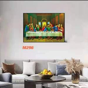 Himalaya Painting 50cmx100cm Last Supper Design Waterproof Sintraboard Decorative Wall