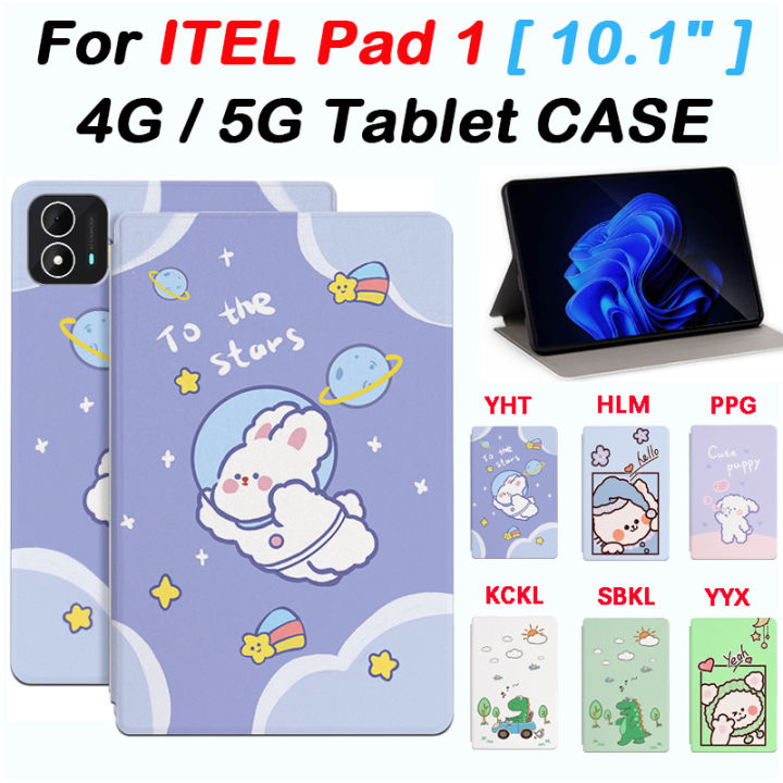 For ITEL Pad inch 2023 cartoon Cute High Quality Leather