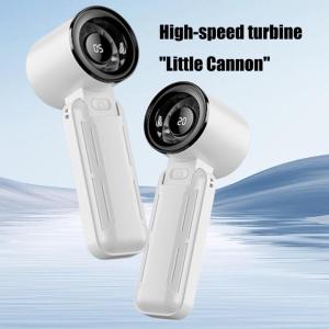 Mini Fan Rechargeable 5 Speed Electric Fan 3000mAh Adjustable Portable Outdoor Handheld Small Pocket Cooling Fan