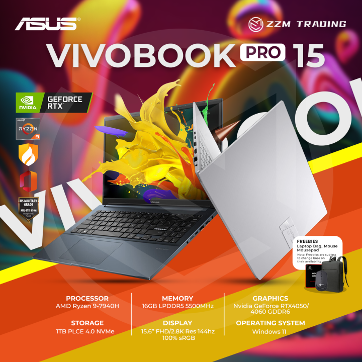 Asus Vivobook Pro 15 2023 15 6 R9 7940H 2 8K OLED IPS 144hz RTX4050 asus-vivobook-pro-15-2023-15-6-r9-7940h-2-8k-oled-ips-144hz-rtx4050