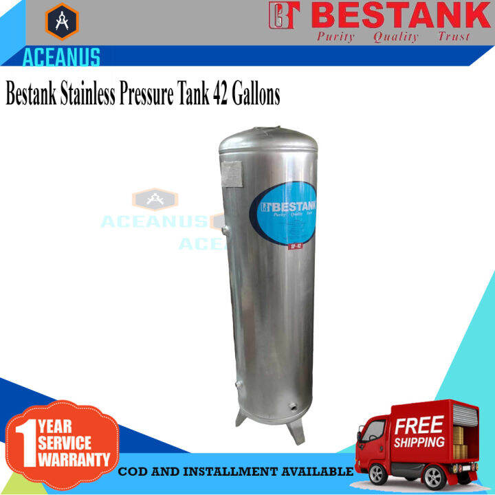 Bestank Original Stainless Pressure Tank 42 Gallons Gals | Lazada PH