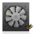 AIGO ak600 PFC cung cấp công suất tối đa 600W Watt chơi game PC yên tĩnh 120mm Quạt 24Pin 12V ATX PSU Máy tính để bàn nguồn điện cho máy tính đơn vị. 