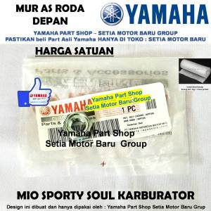 Mur As Roda Depan Mio Soul Karburator Sporty Asli Yamaha Surabaya