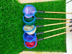 [ADJUSTABLE] Sauk Ikan Laga/Guppy Warna Warni Colourful Guppy/Betta Fish Net Handmade