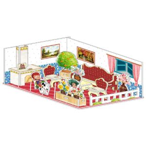 Harga Grosir - Mainan Edukasi Anak 3D / DIY Puzzle Paper House / Mainan Edukasi Puzzle Anak