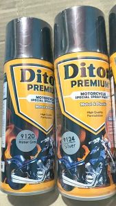 Pilok Cat Diton Premium Paket Lengkap 4 Kaleng Magenta Blue Biru Ungu Metalik 9215 Primer Grey 9120 Silver 9124 Clear Gloss 9128 400cc Pilox Paketan Cat Semprot Special Spray Paint