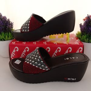 99Shoes Store [Bayar di rumah] Terbatas ! Sandal Calbi terbaru ! Sandal wanita wedges !