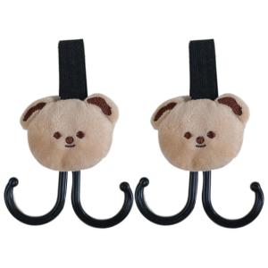 1 Pair Baby Strollers Hook Lovely Cartoon Toddlers Cart Organiser Storage Hanger Rack Infant Pram Hanging Essential