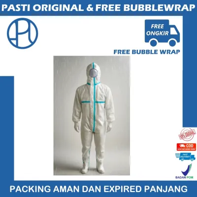 JAS HUJAN HAZMAT SUIT WATERPROOF JAS HUJAN DEWASA