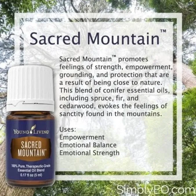 100% Original Young Living SACRED MOUNTAIN Pure Essential Oil