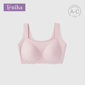 TENIKA เจลลี่บรา บราไร้ขอบ Free Size Bra นุ่มสบาย สายไหล่กว้าง ไม่มีตะขอ Cloud Touch -001