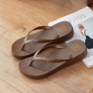 Free Shipping 2026 New Style Beach Flip-Flops For Women Solid Color Simple Classic Versatile Fashionable And With A Soft Sole