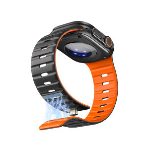 Yizilin Strap Watch Band Magnetic Silicone for Apple Watch Ultra 3 2 1 Series 11 10 9 8 7 6 5 4 3 SE Luxury Business Loop Bracelet