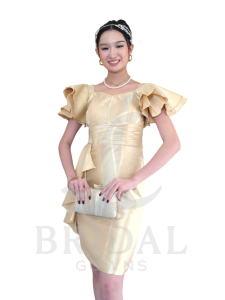 Modern Filipiniana Dress For Oath Taking