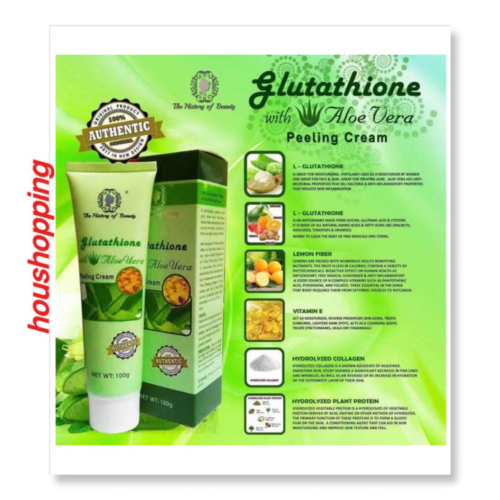 Glutathione With Aloe Vera Magic Peeling Cream Collagen Glutathione ...