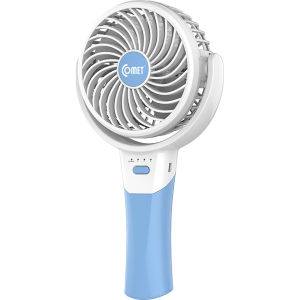 Quạt sạc cầm tay Comet CRF0904 công suất 3W tay cầm có thể gấp gọn (màu ngẫu nhiên) - Hàng chính hãng