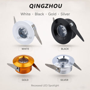 Mini led Small Ready Stock light 1W Ultra-Thin Ceiling Light Open Hole 35mm Embedded Exhibition Cabinet Wine Cabinet