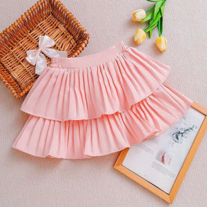 Chân váy bé gái xếp ly 2 tầng bé gái Chân váy bé gái xếp ly bồng bềnh siêu đẹp cho bé 10-40kg