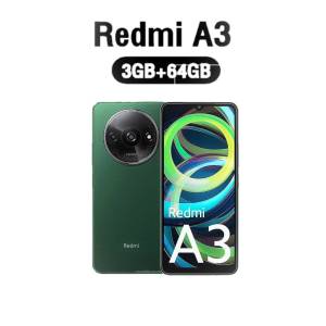 [ Xiaomi Redmi A3 ] จอภาพ IPS LCD ขนาด 6.7 นิ้ว  ระบบปฏิบัติการ Android 14  RAM LPDDR4x3GB / 4GB ROM eMMC 5.1 64GB / 128GB  รองรับ microSD card สูงสุด 1TBรองรับ 2 ซิมทริปเปิลสลอต  แบตเตอรี่ 5000 mAh ชาร์จ 10W
