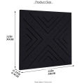 BEIYIN 12 Pcs Polyester Fiber Acoustic Insulation Panels 30x30x0.9cm Perforated Soundproof Padding,Sound Absorption Tiles Wall Noise Decoration for Home Studio/Offices/KTV/Gaming Rooms. 