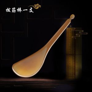 Gua Sha Board 刮痧板套装牛角按摩板脸部刮痧拨筋棒Scraping board set ox horn massage board