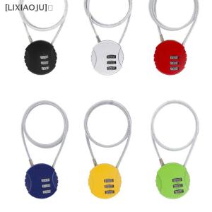 [LIXIAOJU] 13 20 50cm Wire Rope Digit Padlock Password Code Security Lock Smart Combination Lock For Motorcycle Helmet Lock Wire Rope