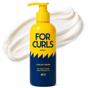 FOR CURLS Curl Cream for Curly & Wavy Hair    Type 2-3 Hair    Anti-Frizz Lightweight Non-Crunchy    Sulfate & Paraben Free    8.4 oz