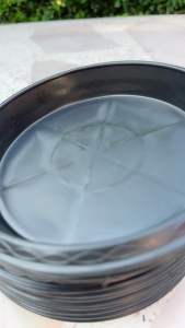 จานรองกระถาง 6” แพ็คละ 10 ใบ สินค้าพร้อมจัดส่ง