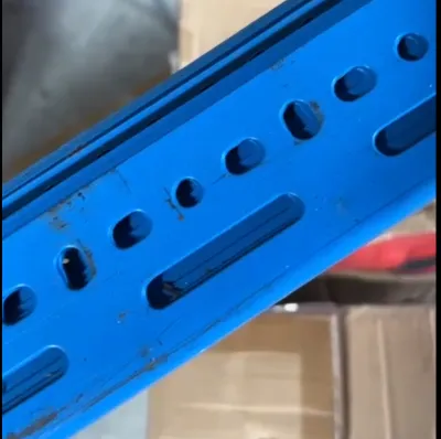 Old Stock Slotted Angle Bar multi purpose bracket 1.5inch x 2.25inch hole Besi Angle Rak Lubang Slotted Angle Bar