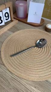 430 Stainless Steel Spoon Sudu Makan Tebal Mirror Polish Food Grade Durable Kitchen Tableware Tahan Karat