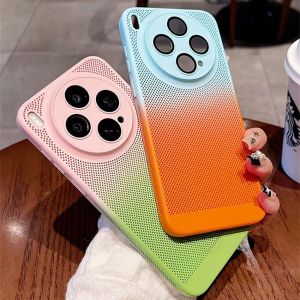 For VIVO X300 Ultra X300 Pro Case New Gradual Honeycomb Mesh Heat Dissipation Anti Fall Lens Protect Film Ultra Thin Hard Cover