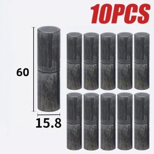10pcs cylindrical hinge 3/8" to 1" steel door hinges cylindrical hinges cylindrical