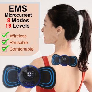 EMS Mini Massage Pijat Punggung Pingang Tubuh Elektrik Portable Tempel - pijat punggung