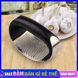 Dụng cụ dập tỏi ép tỏi nghiền tỏi inox cầm tay tiện lợi -  dụng cụ nghiền tỏi bằng thép không gỉ đa năng siêu bền