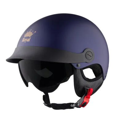 MŨ BẢO HIỂM NỬA ĐẦU 1/2 LÓT THÁO RỜI 1 KÍNH ÂM CHÍNH HÃNG ROYAL M163LT