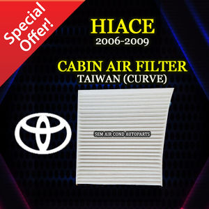 TOYOTA HIACE 2006-2009 YEAR CURVE OEM FIBRE CABIN AIR FILTER (CAR AIRCOND SYSTEM) (BLOWER AIR FILTER)