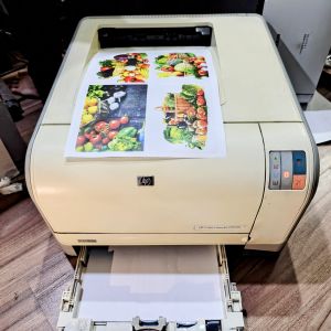 Printer HP LaserJet CP1215 - Mesin Cetak Laser Jet Warna Ukuran Kertas Sampai F4 Tebal 220 gsm