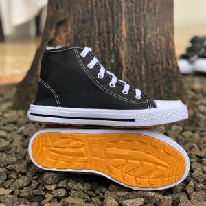 Sepatu sekolah tali NB hitam putih sepatu sekolah SD SMP SMA sol putih sz 28-40