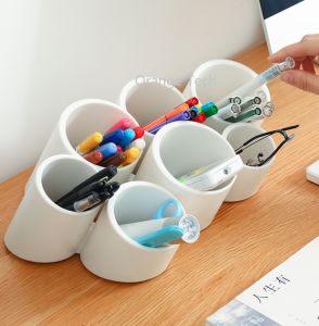 Wall-mounted or Desktop Multipurpose 7-hole Tools Stationery Storage Box [READY STOCK KL] HH 135