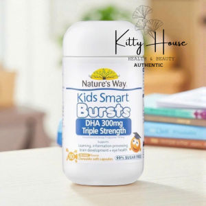 Viên uống Natures Way Kids Smart DHA 300mg Triple Strength lọ 50 viên